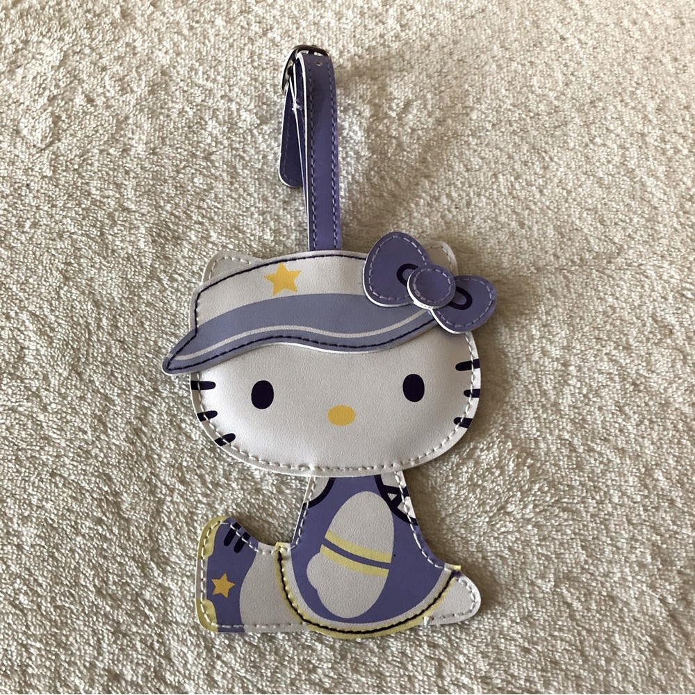 Hello Kitty luggage tag vintage